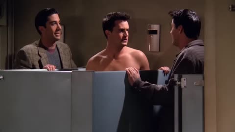 Chandler caught in womens underwear - FRIENDS