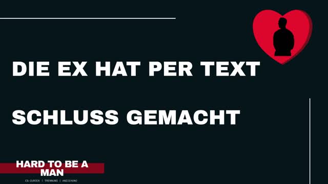 Die Ex hat per Textnachricht Schluss gemacht