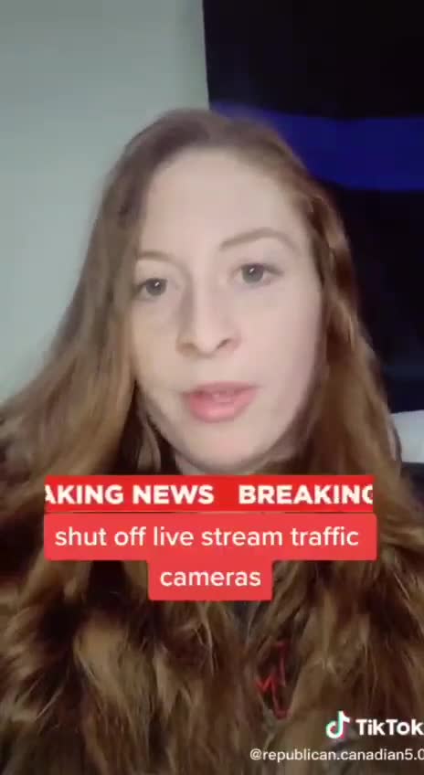 Canada Caught Cutting Off Traffic Cam Livestream Showing Massive Trucker Protest