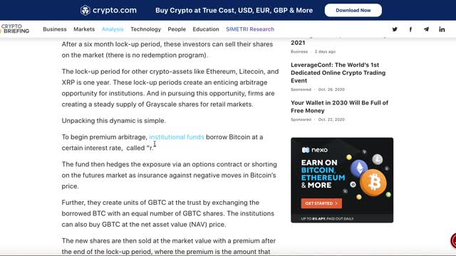 Bitcoin Grayscale OTC market - What are you buying