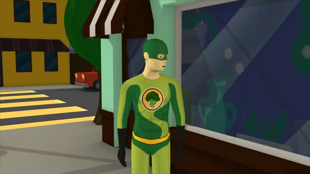 Broccoli Man Runs Into Bondage At Cafe NWO