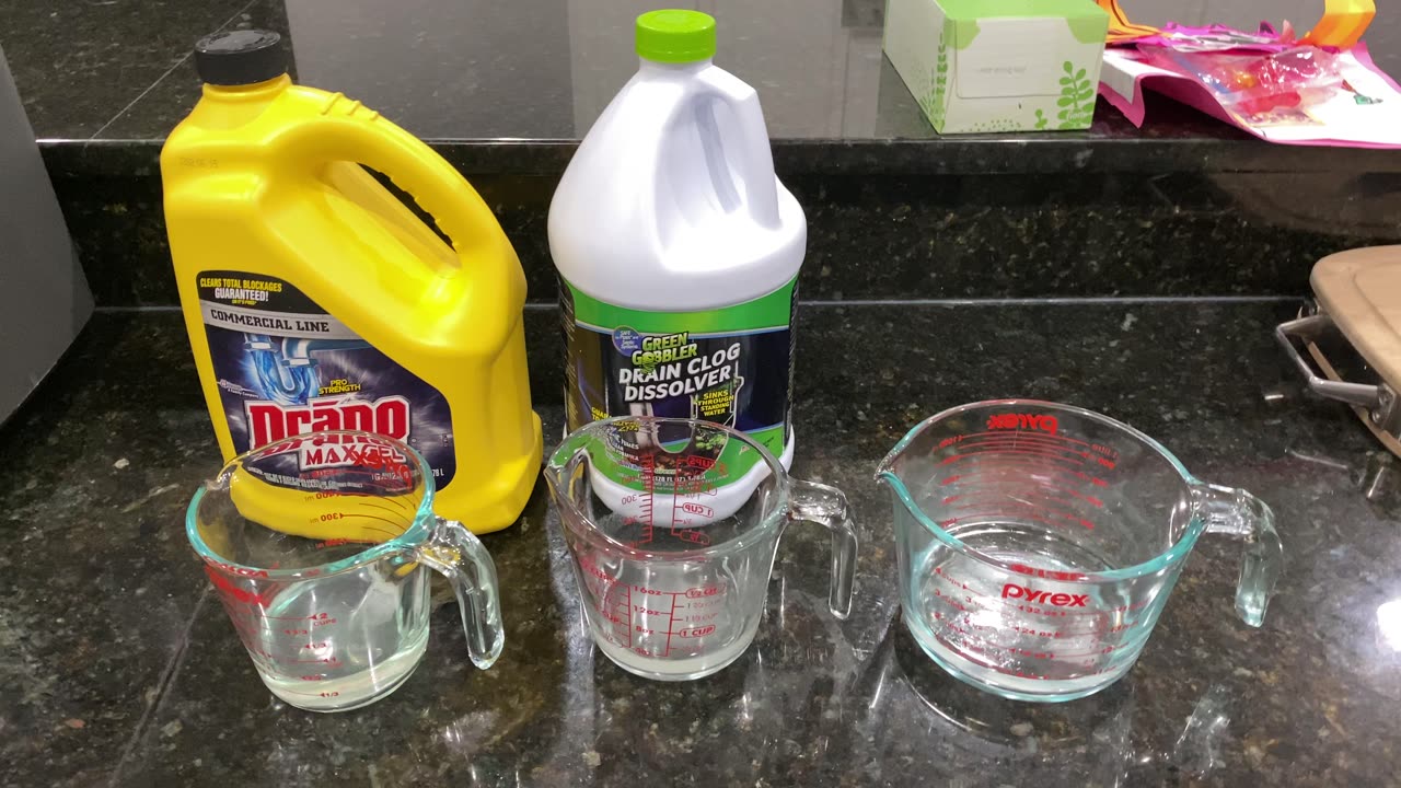 Drano Wars Series 3 Round 6's Continuation: Maltese Shih Tzu Dog Hair After 7 Hours Have Elapsed