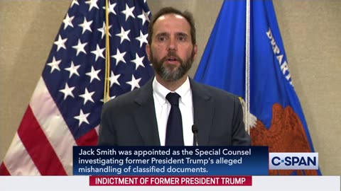 C-SPAN - Complete statement from Special Counsel Jack Smith on Trump Indictment