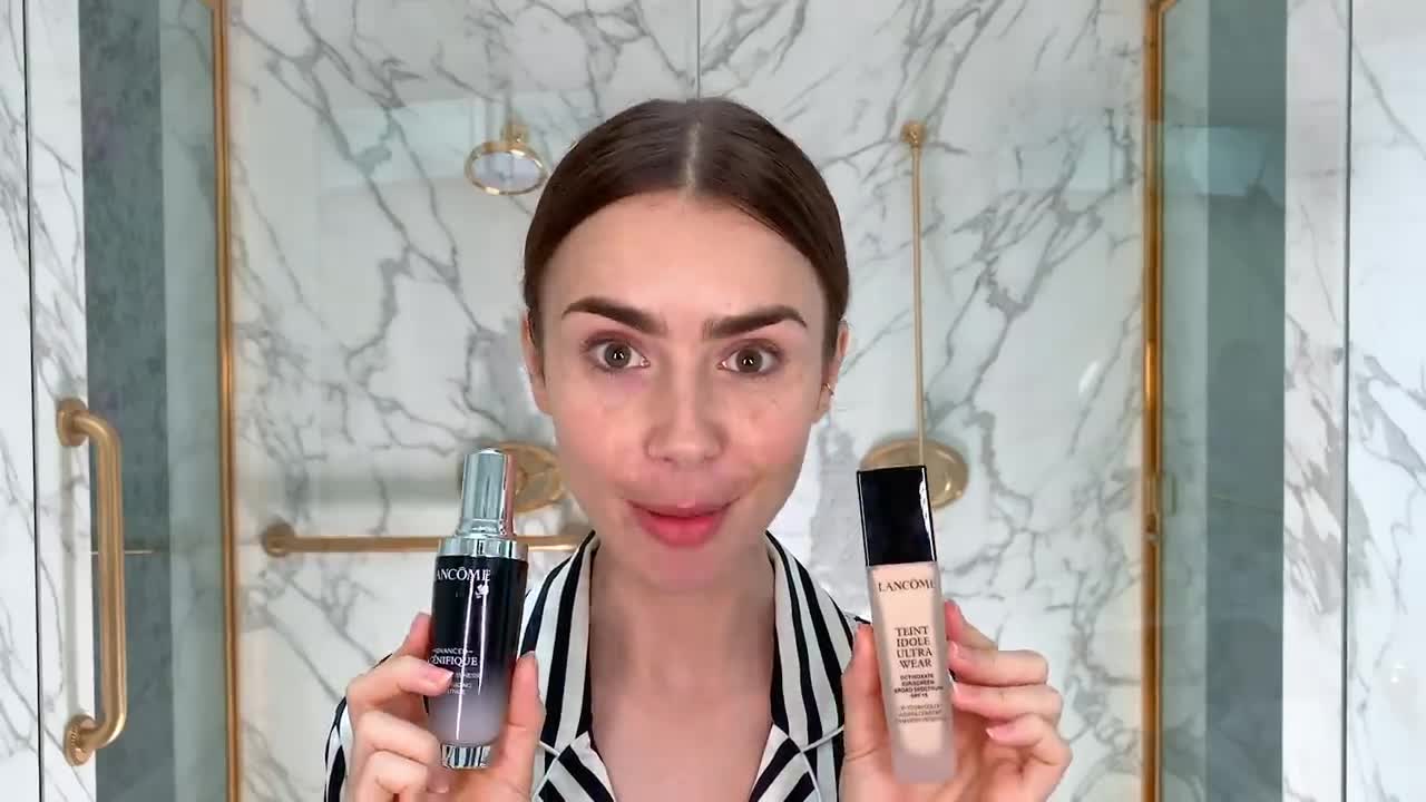 Lily Collins's Day-to-Night French Girl Look _ Beauty Secrets _ Vogue