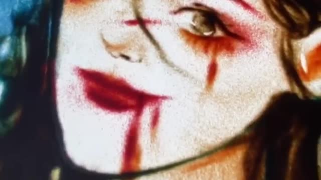 I use sand painting to lead you into the country of ghosts. Will you come