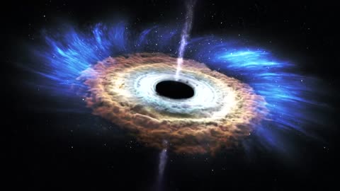 NASA Massive Black Hole Shreds Passing Star