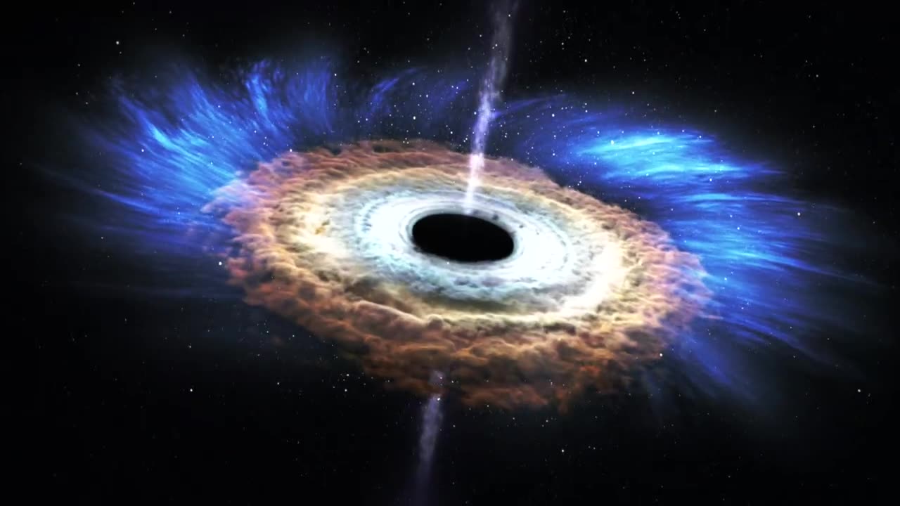 NASA Massive Black Hole Shreds Passing Star