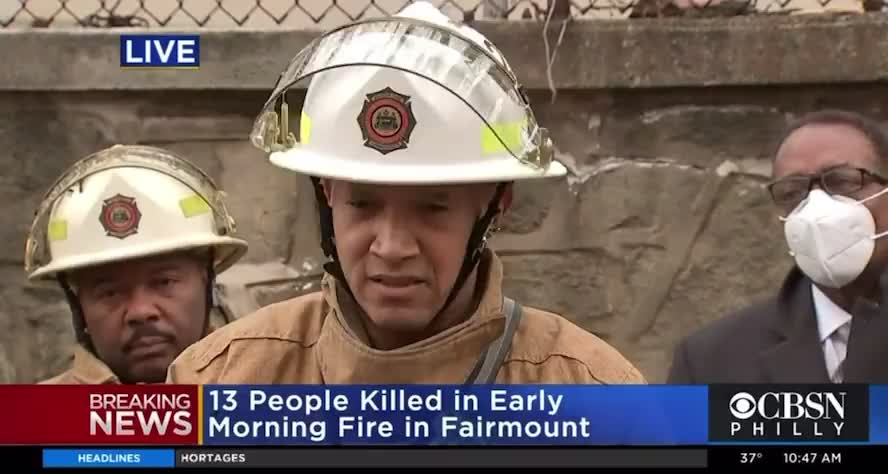 The Philadelphia Fire Dept. provides an update on todays deadly fire