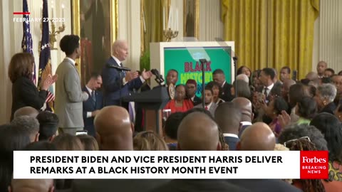 'Black History Matters'- President Joe Biden Delivers Remarks Celebrating Black History Month