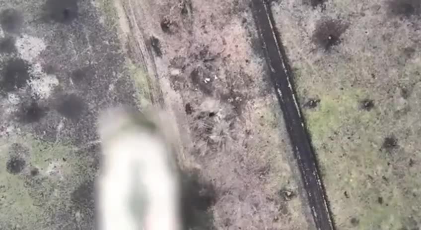 Footage from Ukrainian Attack Drone