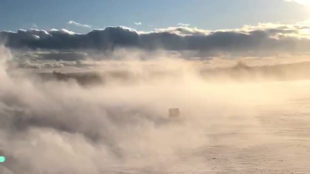 Snowblowing Runway in Northern British Columbia