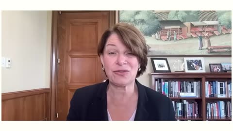 Senator klobuchar on MASSIVE Democratic WIN
