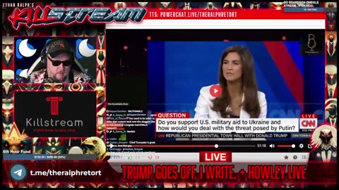 KILLSTREAM: TRUMP GOES OFF, I WRITE, + HOWLEY LIVE