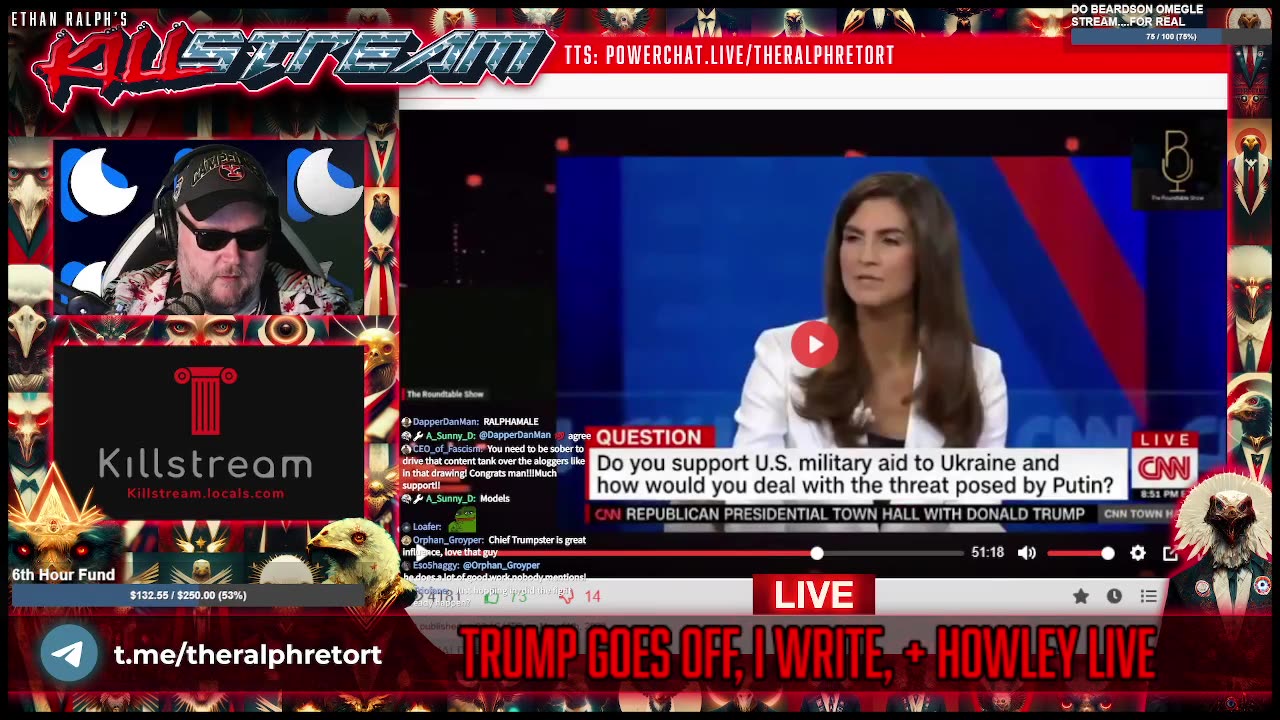 KILLSTREAM: TRUMP GOES OFF, I WRITE, + HOWLEY LIVE