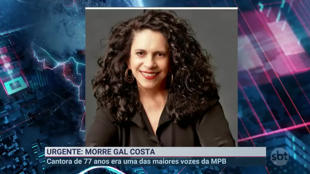 Cantora Gal Costa morre aos 77 anos | Primeiro Impacto (09/11/22)