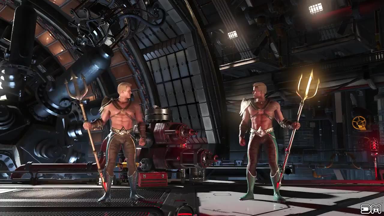 Injustice 2 Aquaman Performs Super Move on All Characters