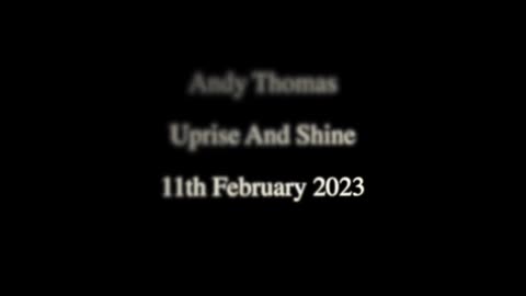 Andy Thomas Speaking At Uprise and Shine February 2023