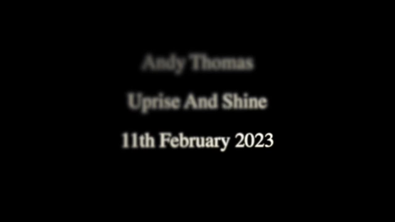 Andy Thomas Speaking At Uprise and Shine February 2023