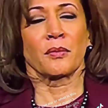 Kamala Harris is wearing a mask?