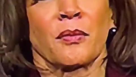 Kamala Harris is wearing a mask?