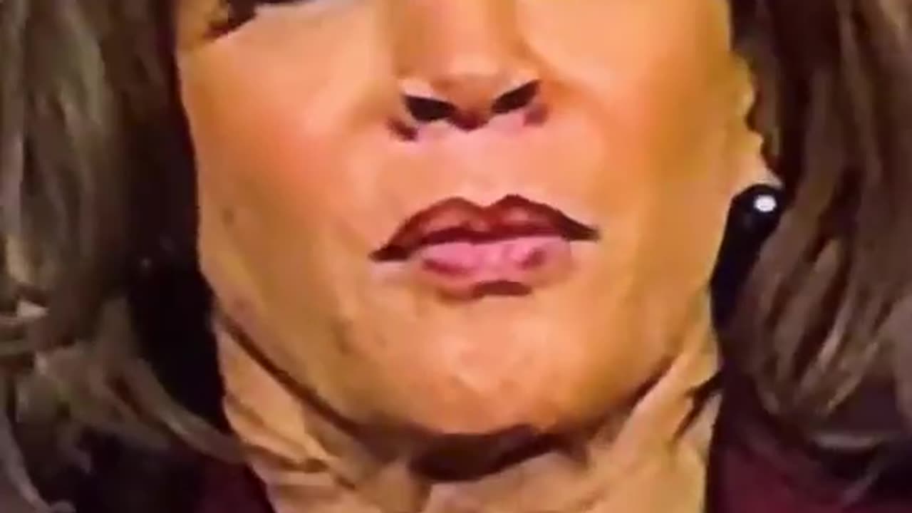 Kamala Harris is wearing a mask?