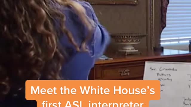 Meet the White House's first ASL interpreter