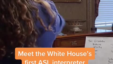 Meet the White House's first ASL interpreter