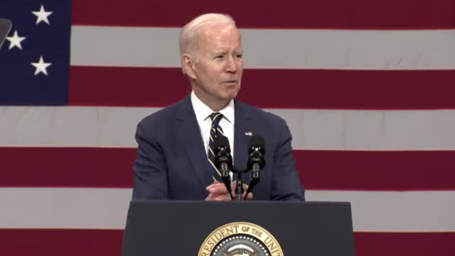 Biden Becomes Enraged During Pittsburgh Infrastructure Speech