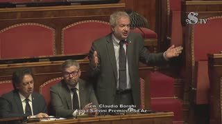 🔴 Sen. Claudio Borghi sull'abolizione del #canonerai non voluta da FI, PD, M5S, IV, AVS e Autonomie.