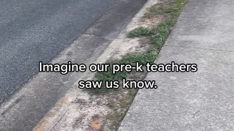 Imagine our pre-k teachers saw us know.