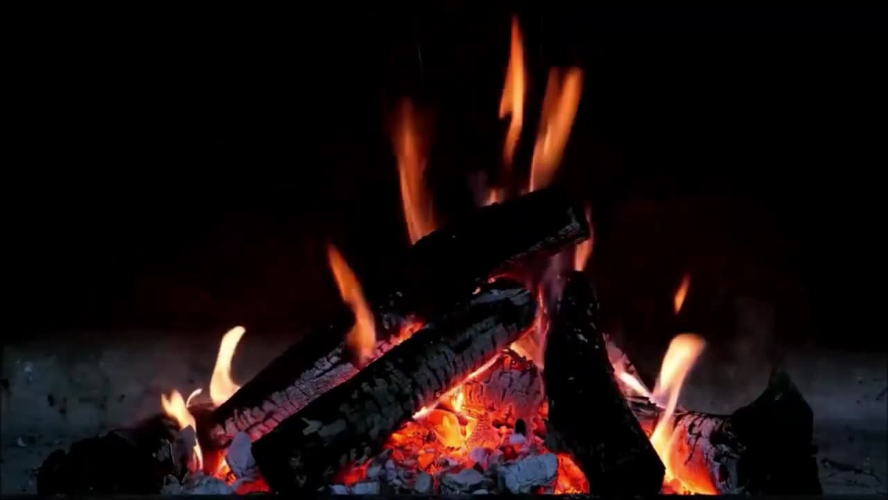 Relaxing good Piano Music whit Beautiful Fireplace