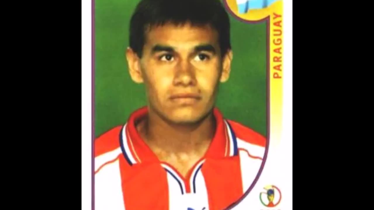 PANINI PARAGUAY TEAM WORLD CUP 2002