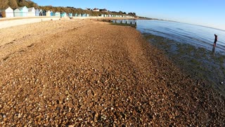 Speedlapse . Walking on the beach . GoPro