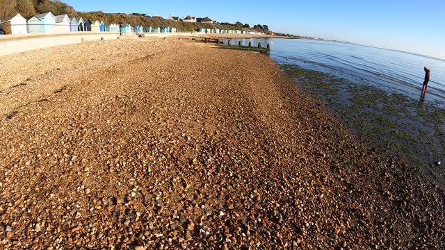 Speedlapse . Walking on the beach . GoPro