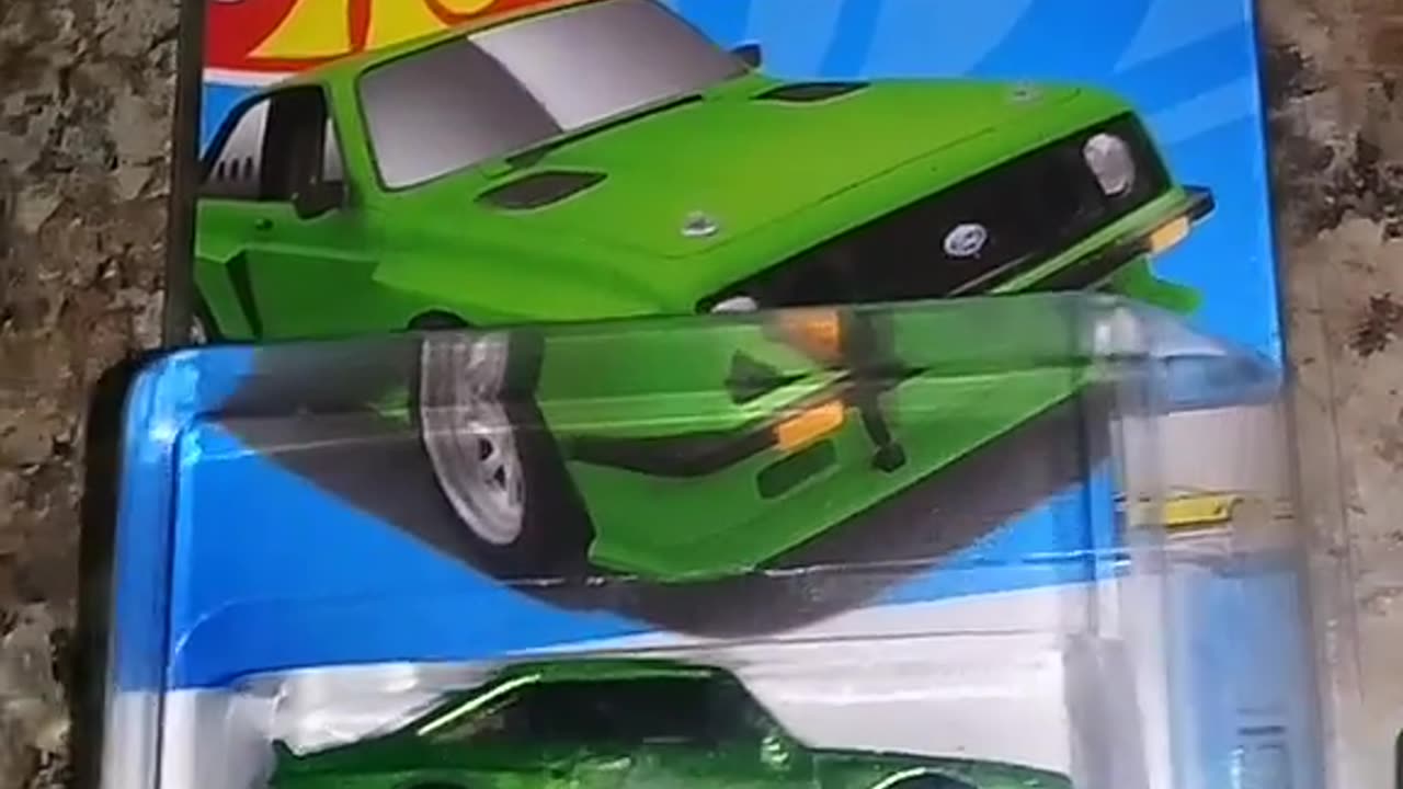 Green hot wheels Ford escort super treasure hunts