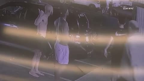 Partial clip of assault at gas station of O'Shae Sibley