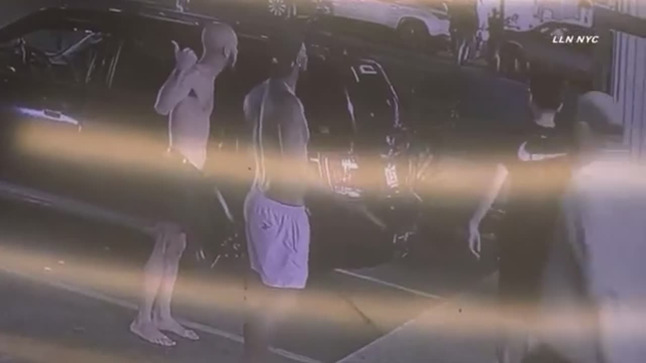 Partial clip of assault at gas station of O'Shae Sibley