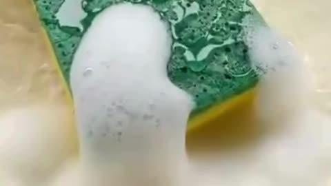 When your cake decides it's ready to do the dishes!