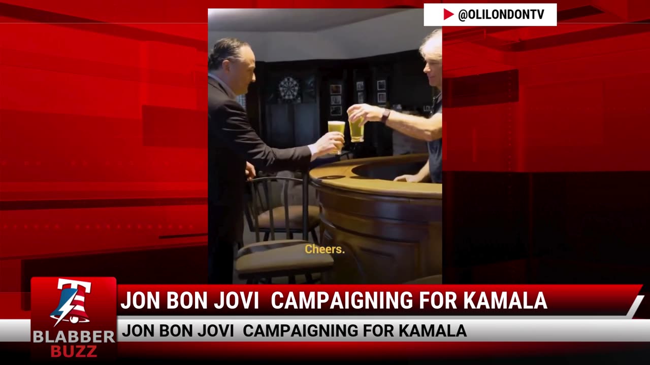 Jon Bon Jovi Campaigning For Kamala