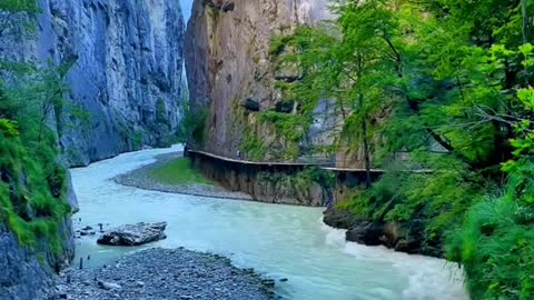 Aare Gorge in Switzerland 🇨🇭