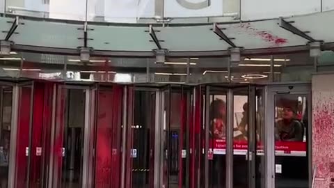 BBC HQ this morning 👀