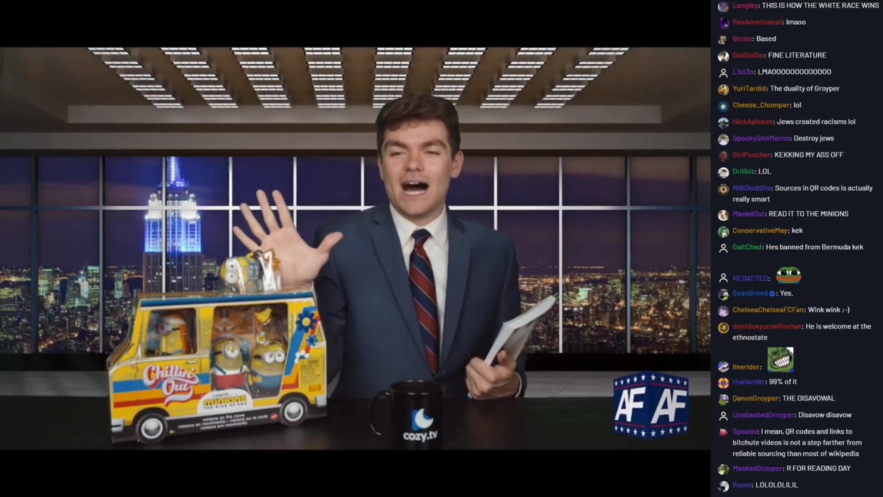 Nick Fuentes' EPIC po box haul