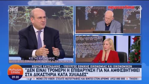 newsontime.gr - Ελεύθεροι επαγγελματίες - Χατζηδάκης: Δεν είναι “τρομερή” η επιβάρυνση τους