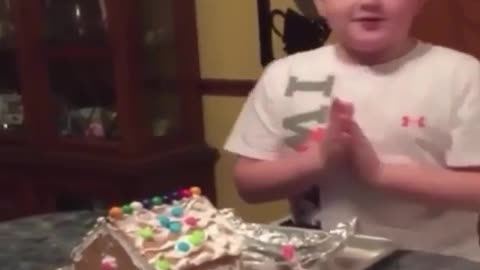 Play with the cake