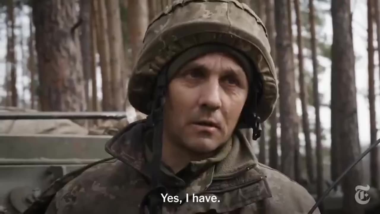 UKRANIAN SOLDIER SAYS HE DOESN'T KNOW WHAT THIS WAR IS FOR