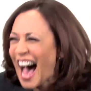 Kamala Harris sings and laughs