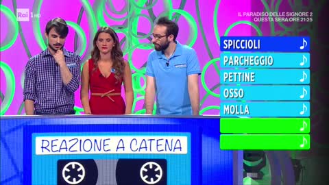 RAIUNO - Reazione A Catena-La Catena Musicale (12/09/2017)