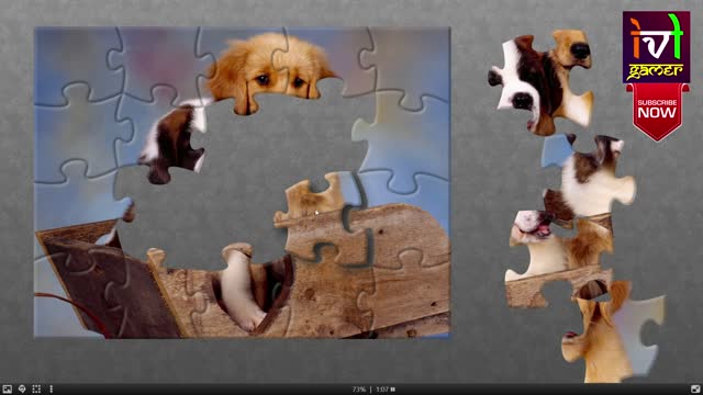 Dog - 4K Jigsaw Game - #jigsawpuzzle #gameplay #4k #labrador #saintbarnard #goldenretriever