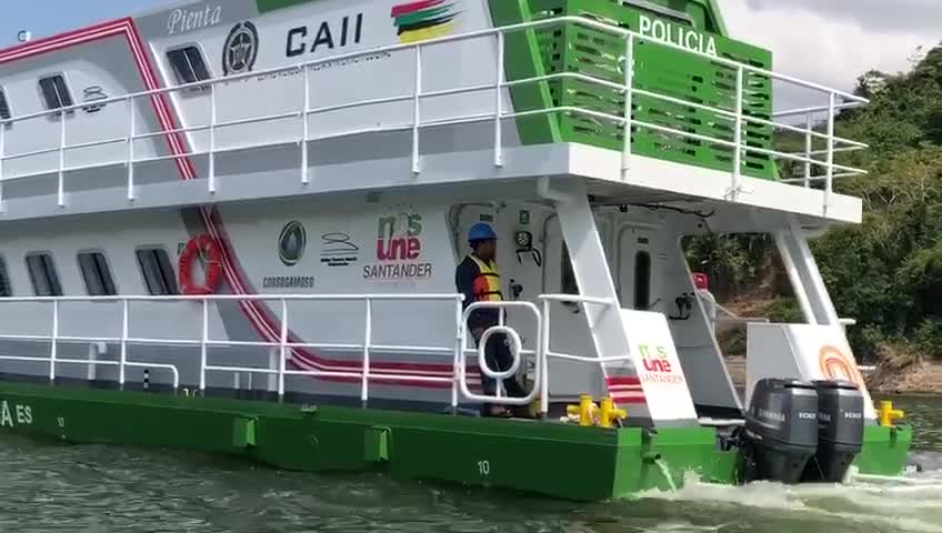 Desde hoy el buque 'Pienta', vigila el embalse Topocoro en Santander