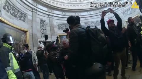 January 6 2021 Police BWC Footage 15:05-15:10 U.S. Capitol Rotunda